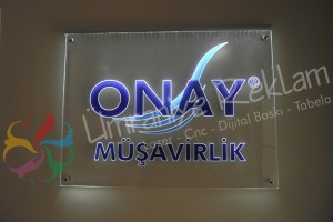 lazer oyma ışıklı tabela fenerbahçe