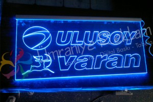 ışıklı ofis tabela