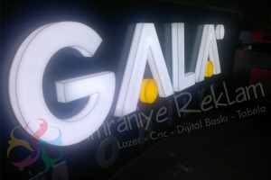 ışıklı pleksi harf tabela istanbul