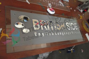 ayna harf kapı giriş tabela