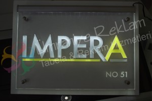 Işıklı Ofis Tabela 