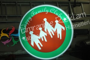 ışıklı daire tabela kozyatağı