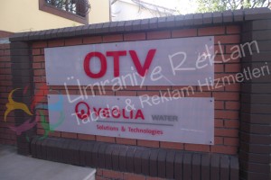 şirket Giriş Kapı Tabela Koşuyolu