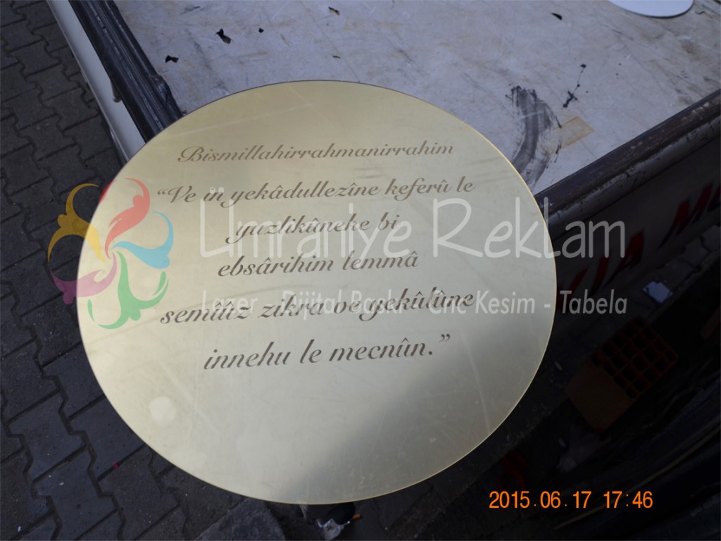 ayna üzeri dua yazma