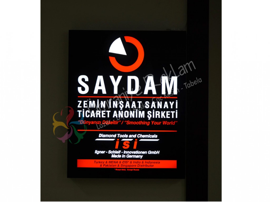ışıklı pleksi tabela istanbul