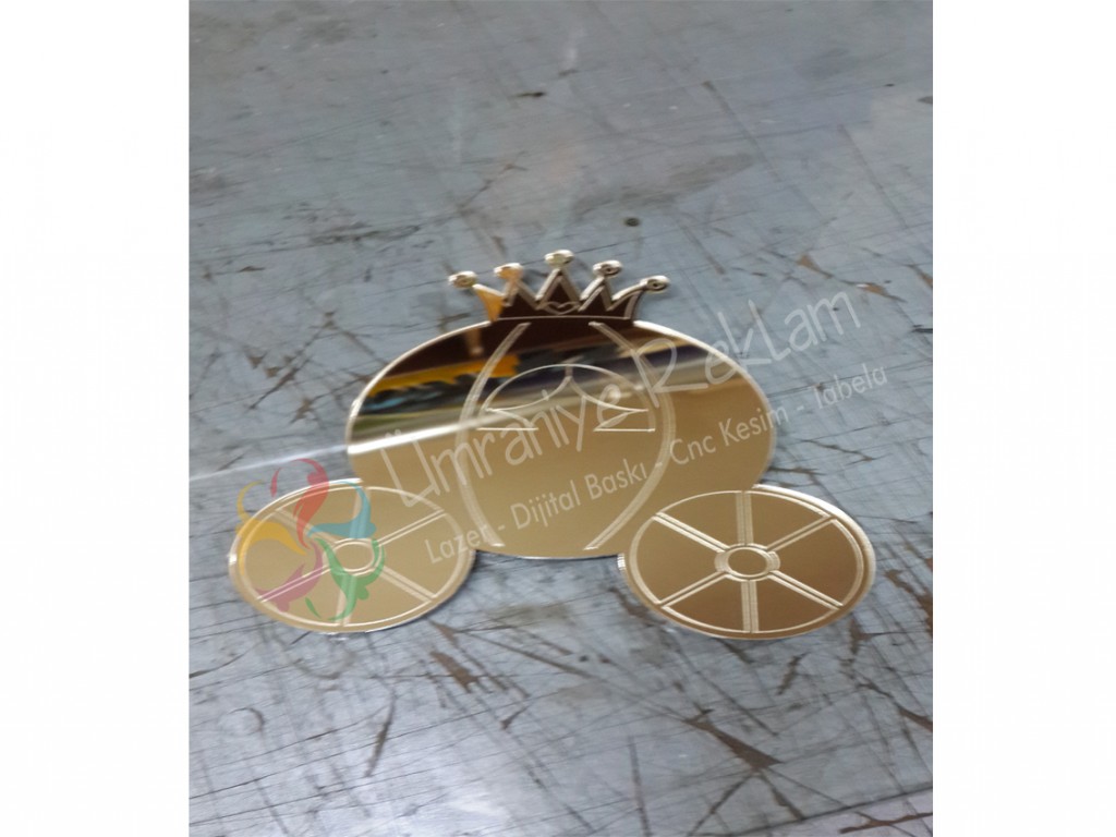 ayna araba lazer kesim