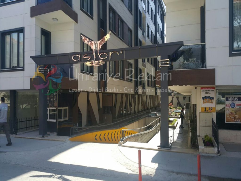 ışıklı tag tabela üsküdar