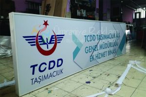 ışıklı vinil tabela ankara tcdd