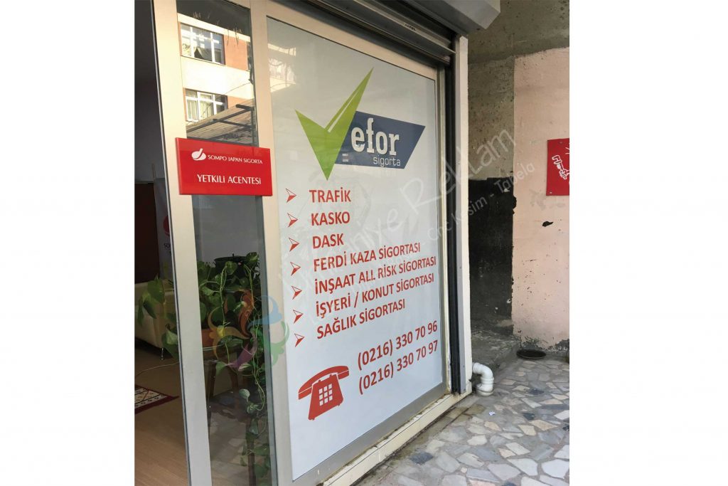 Cam Logo Yazı Görsellleri