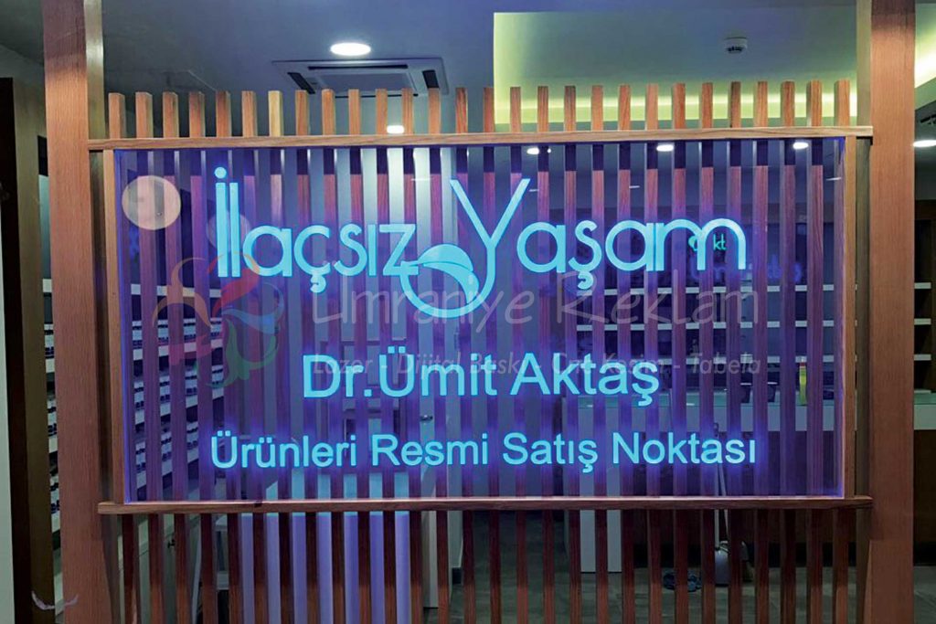 Işıklı Pleksi Tabela