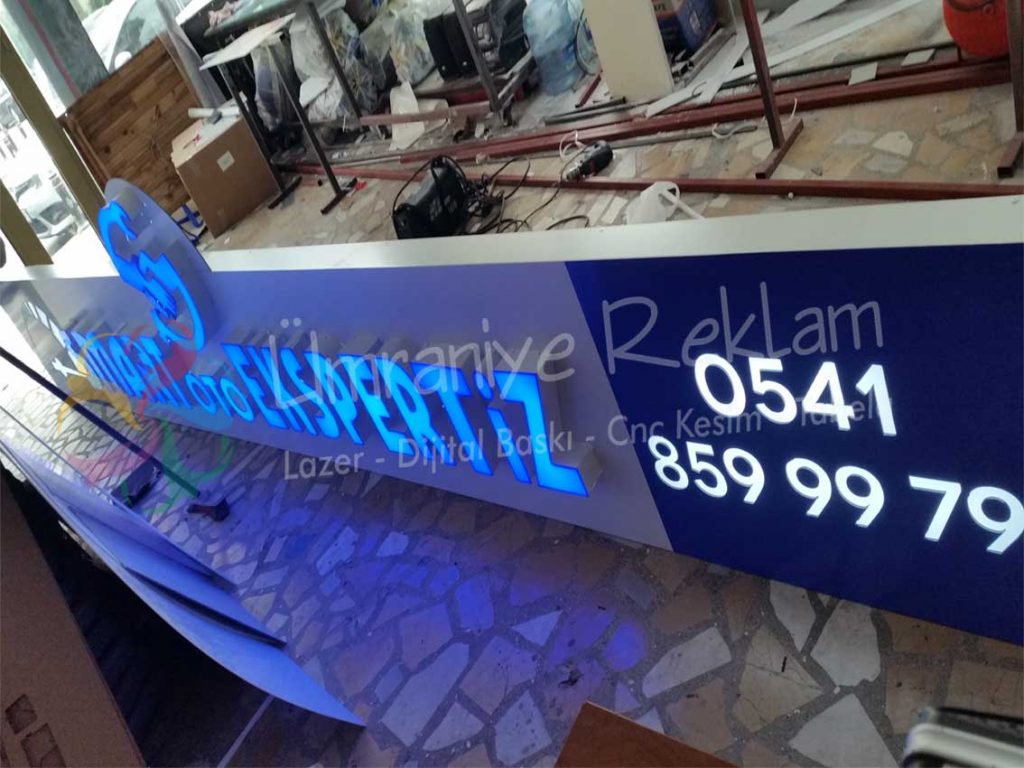 ışıklı harf tabela erenköy